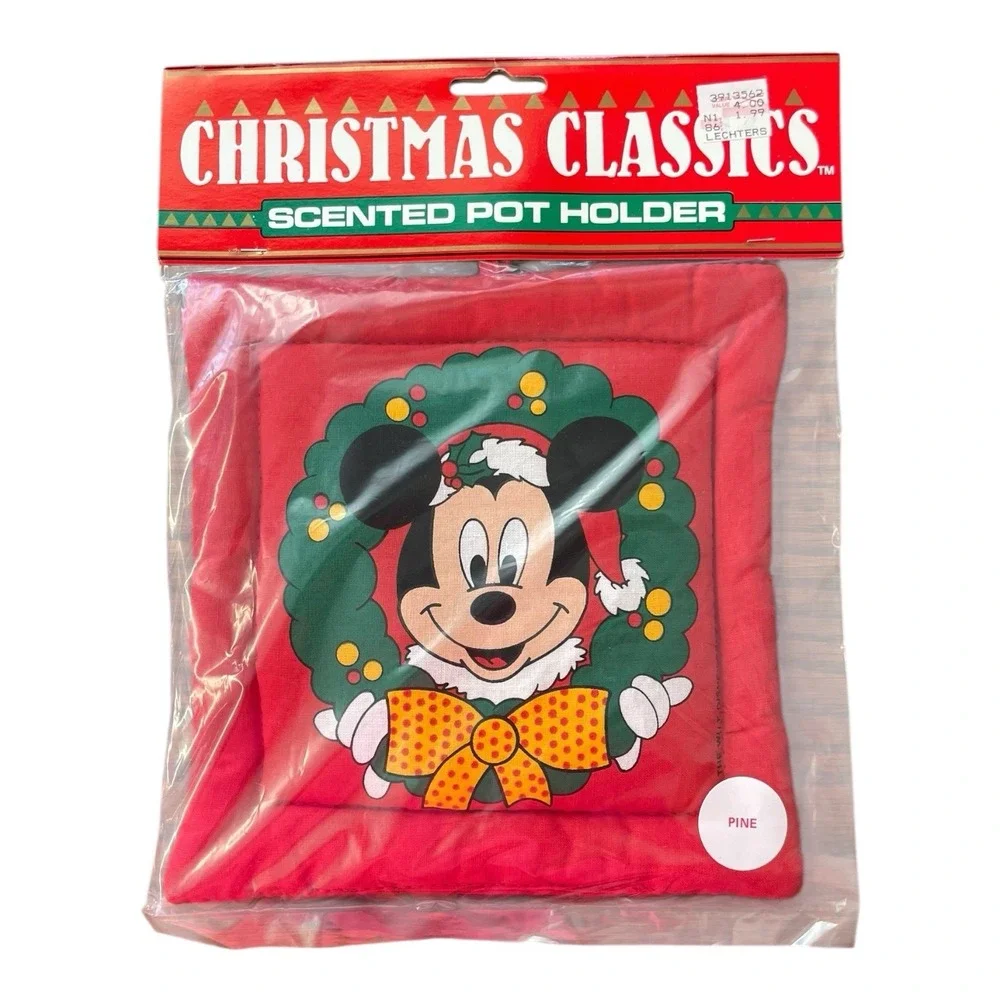 Mickey Mouse Pine Christmas Classics Scented Pot Holder